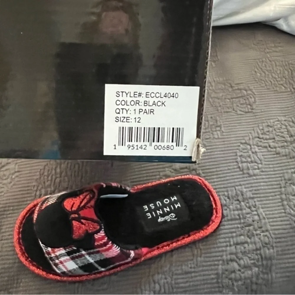 𝅺little Girls Minnie Mouse Slippers